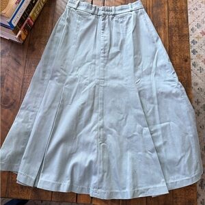 Vintage Sz 11/12 N’est Ce Pas A-Line Light Blue Skirt